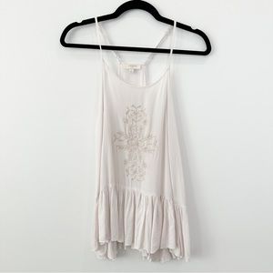UMGEE | White Babydoll Tank Size M